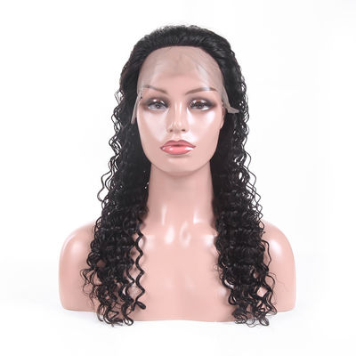 China Säubern Sie die einschlagjungfrau-Haar-Spitze-Perücken/kurzes volles Spitze-Perücken-Menschenhaar, die tief gelockt sind fournisseur