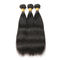 Wirkliche lange schwarze gerade Jungfrau-Haar-Webart, 100 Menschenhaar-gerade Webart fournisseur