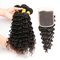 Brasilianische Haar-Erweiterungen des natürlichen Schwarzen Madonnas, 4 Bündel des brasilianischen Haares fournisseur