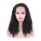Samtschwarze wirkliche Jungfrau-Haar-Spitze-Perücken, 100 menschliche volle Spitze-Perücken-verworrene gelockte fournisseur